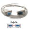 สาย RS232 Serial Port DB9 ผู้-เมีย (M-F) แบบไขว้