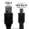 หัว USB A และ USB Mini B (5 pin)