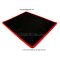 (สั่งตามออเดอร์) แผ่นรองเม้าส์ผ้า (Mouse Pad) พื้นยาง เย็บขอบสีแดง กันรุ่ย (18x22 cm.) หนา 1.5 มิล