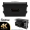 เต้ารับ HDMI (4K) หัวตรง สีดำ (ใส่หน้ากาก Panasonic ได้)