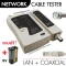 เครื่องเช็คสายแลน (RJ45) Coaxcial RG6 ฟรี! ถ่าน 9V