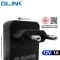 อะแดปเอะแดปเตอร์ GLINK 12V 1A แบบหัวปลั๊ก 2 ขากลม มอก. 62368 เล่ม 1-2563 ได้มาตรฐานความปลอดภัยของไทยตอร์ GLINK 12V 2A 5.5x2.5mm ขณะเสียบใช้งานมีไฟ LED แสดงสถานะสีน้ำเงินบอกการทำงาน มอก.