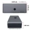 ขนาด HDMI Switcher 8K@60Hz 2 Port (Bi-Direction) มีรีโมท