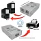 แผนผัง USB 2.0 Sharing Switch กล่องเหล็ก (คอม 2 เครื่อง ปริ้นเตอร์ 1)