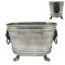 Pewter Vintage Wine Cooler with Lion Head handles & Paws feet