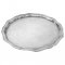 Pewter Round Tray, Chippendale.