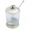 Glass Jam Jar w/Spoon_Fruit Knob /  D: 8  H: 13.2  cms.