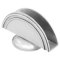 Pewter Napkin Holder / W: 7.5  L: 14.3  H: 7.7 cms.