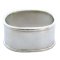 Pewter Oval Napkin Ring  ( Pack of 4)