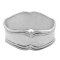 Pewter Napkin Ring / W: 4  L: 5.5 cms.