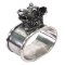 Pewter Napkin Ring / W: 3  L: 5.4  H: 6.3  cms.