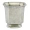 Pewter Square Planter Pot