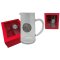 Water/ Juice jug w/Pewter plaque, Giftbox