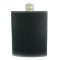 Pewter Hip Flask - Fully Leather wrap