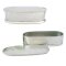 Pewter Vintage Style Plain Oval Box, LGE.