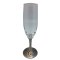 Wine Glass with Ring / Pewter Décor