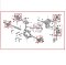 Diagram 4 PCS of Engine mounting Honda Civic EK 1996