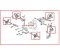 Diagram 5 PCS of Engine Mounting for CRV G1