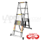 TPQ-BATL13 บันไดยืดหดได้อเนกประสงค์ ทรงเอ (อลูมิเนียม) 13 ขั้น 3.8 เมตร "BARCO"