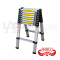 TPQ-BATL09 บันไดยืดหดได้อเนกประสงค์ ทรงเอ (อลูมิเนียม) 9 ขั้น 2.6 เมตร "BARCO"