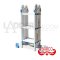 TPQ-AL-M2 (4 x 3 - 12 ขั้น) บันไดอเนกประสงค์อลูมิเนียม กาง พาด ทรง M รุ่น M2 ขนาด 4 x 3 (12 ขั้น) BARCO