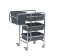 รถเข็นเก็บจานโรงอาหาร พร้อมกล่องใส่เศษอาหาร รถเข็นสำหรับร้านอาหาร Canteen Trolley with 3 trays HORECAT code 50624