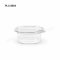 กระปุกน้ำจิ้มเหลี่ยมเรียบ, 1 oz  PET ใส ฝาในตัว(ST)