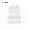กระปุกน้ำจิ้มเหลี่ยมเรียบ, 1 oz  PET ใส ฝาในตัว(ST)