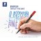 ปากกาหัวเข็ม Staedtler ไตรพลัส 334 No.334SB10 (10 สี/ชุด)