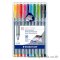 ปากกาหัวเข็ม Staedtler ไตรพลัส 334 No.334SB10 (10 สี/ชุด)