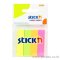 กระดาษโน้ตอินเด็กซ์ Stick N 21017P 1.2x5 ซม. คละสีนีออน (แพ็ค 4 สี)