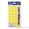 สติกเกอร์กระดาษสี ลาเท็กซ์ C-301 19 มม. สีเหลือง