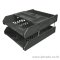 ถาดเอกสาร Wago WG-422 2 ชั้น สีดำ