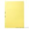 แฟ้มเจาะกระดาษสันพับ ใบโพธิ์ F4 403 สีเหลือง
