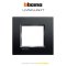 Bticino LIVING LIGHT cover plates 2 modules size 88X86mm.  หน้ากาก 2 ช่อง/พร้อมตะแกรง ขนาด 88X86mm