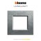 Bticino LIVING LIGHT cover plates 2 modules size 88X86mm.  หน้ากาก 2 ช่อง/พร้อมตะแกรง ขนาด 88X86mm