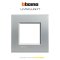 Bticino LIVING LIGHT cover plates 2 modules size 88X86mm.  หน้ากาก 2 ช่อง/พร้อมตะแกรง ขนาด 88X86mm