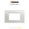 Bticino LIVING LIGHT cover plates 3 modules size 120X86mm.  หน้ากาก 3 ช่อง /พร้อมตะแกรง ขนาด 120X86mm