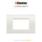 Bticino LIVING LIGHT cover plates 3 modules size 120X86mm.  หน้ากาก 3 ช่อง /พร้อมตะแกรง ขนาด 120X86mm