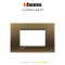 Bticino LIVING LIGHT cover plates 3 modules size 120X86mm.  หน้ากาก 3 ช่อง /พร้อมตะแกรง ขนาด 120X86mm