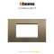 Bticino LIVING LIGHT cover plates 3 modules size 120X86mm.  หน้ากาก 3 ช่อง /พร้อมตะแกรง ขนาด 120X86mm