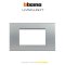 Bticino LIVING LIGHT cover plates 3 modules size 120X86mm.  หน้ากาก 3 ช่อง /พร้อมตะแกรง ขนาด 120X86mm