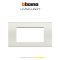 Bticino LIVINGLIGHT cover plates 4 modules size 142X86mm.  หน้ากาก 4 ช่อง /พร้อมตะแกรง ขนาด 142X86mm