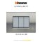 Bticino Living Light ชุดสวิตช์ทางเดียว 3 สวิตช์ พร้อมหน้ากากขนาด 3 ช่อง สี Brushed steel-ACS / 1 WAY SW 3 GANG with Brushed steel cover plate LNA4803ACS