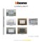 Bticino Living Light ชุดสวิตช์ทางเดียว 3 สวิตช์ พร้อมหน้ากากขนาด 3 ช่อง สี Square - SQ / 1 WAY SW 3 GANG with square cover plate LNA4803SQ