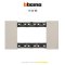 Bticino LIVING NOW 3-module cover plate  หน้ากาก 3 ช่อง (สีขาว, สีดำ, สี sand)