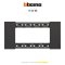 Bticino LIVING NOW cover plates 4-modules  หน้ากาก 4 ช่อง (สีขาว, สีดำ, สี sand)