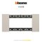 Bticino LIVING NOW cover plates 4-modules  หน้ากาก 4 ช่อง (สีขาว, สีดำ, สี sand)