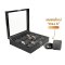 Luxury Wooden Watch Box for 15 Watches – Black Color