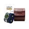 Genuine Leather Luxury Watch Travel Case – 1 Watch | BROWN1